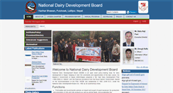 Desktop Screenshot of nddb.gov.np