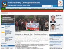 Tablet Screenshot of nddb.gov.np